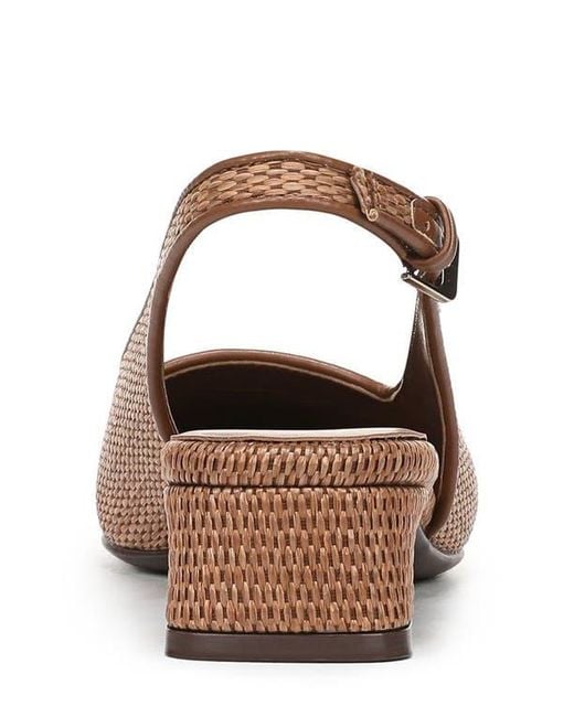 Naturalizer Brown Ginger Slingback Pump