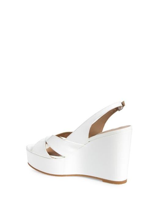 Stuart Weitzman Natural Carmen Wedge Sandal
