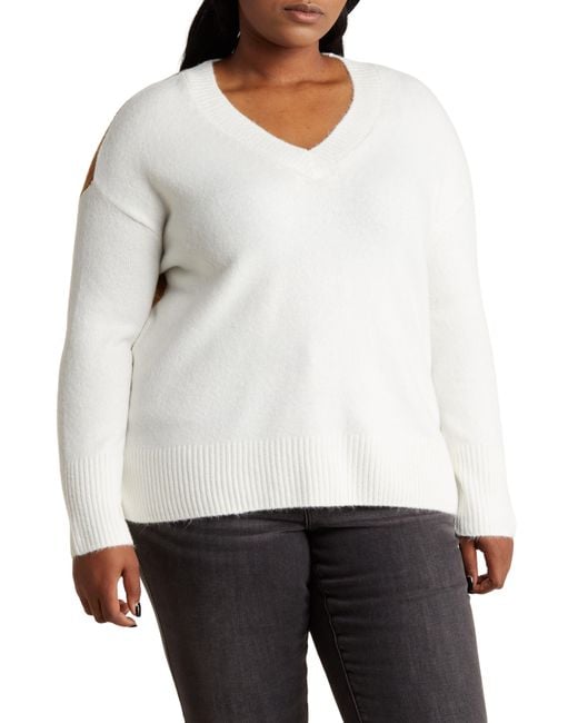 Vince camuto white sweater shop