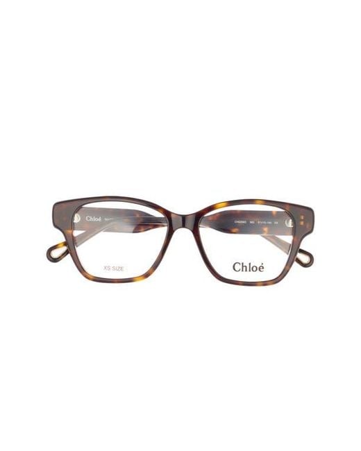 Chloé Brown 51Mm Cat Eye Optical Frames