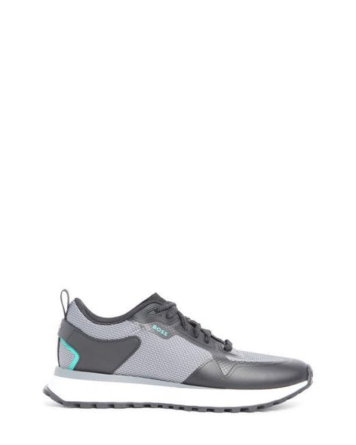 Boss White Jonah Trainer Sneaker for men