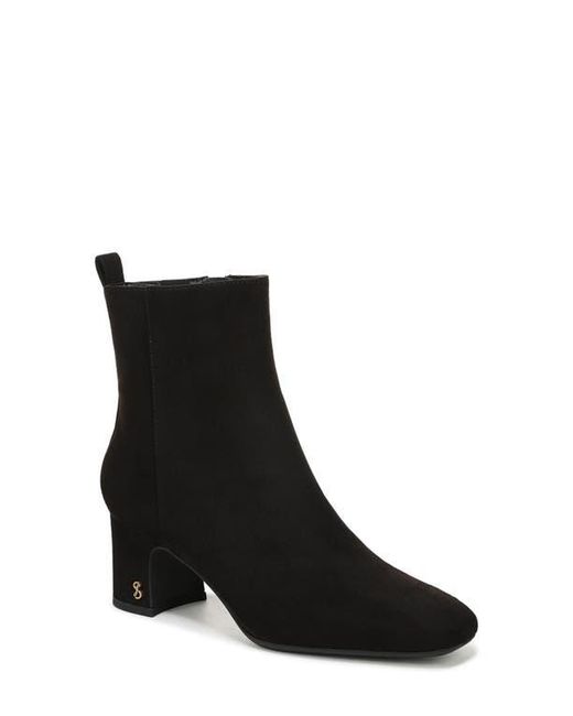 Sam & Libby Black Yvonne Square Toe Bootie