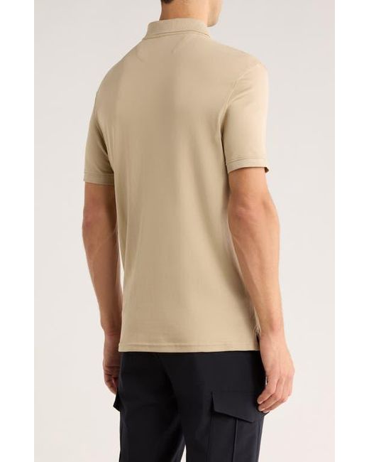 Calvin Klein Natural Liquid Touch Interlock Cotton Polo for men