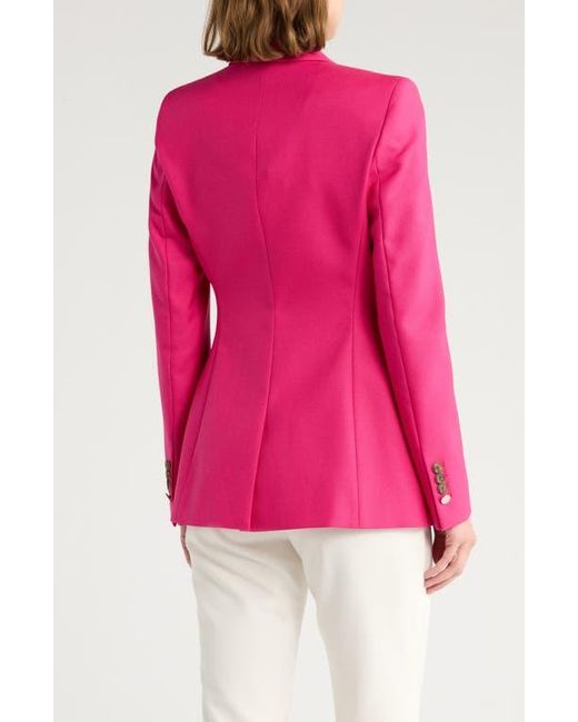 Boss Pink Juicy Lara Virgin Wool Blazer