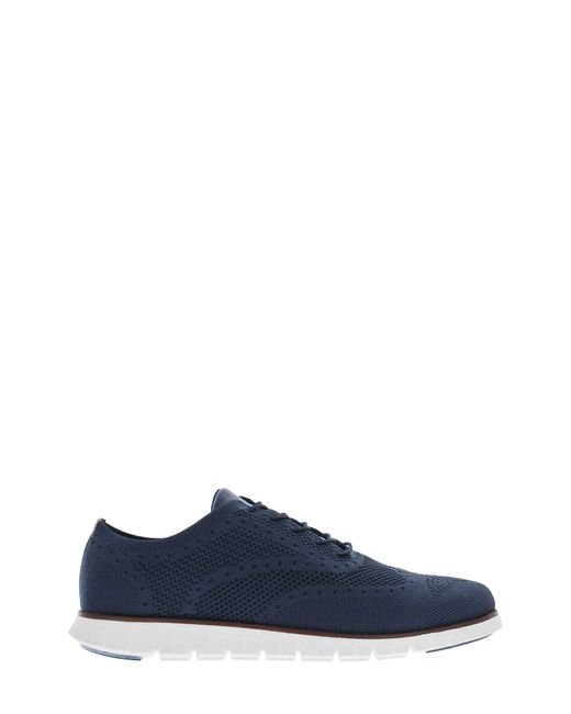 Kenneth Cole Blue Nio Wingtip Knit Oxford for men