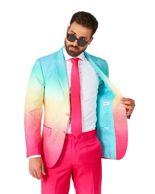 Men's Suit 3-Piece Set Solid Color Slim Simple Suit Casual Business Formal  Dress at Amazon Men's Clothing store