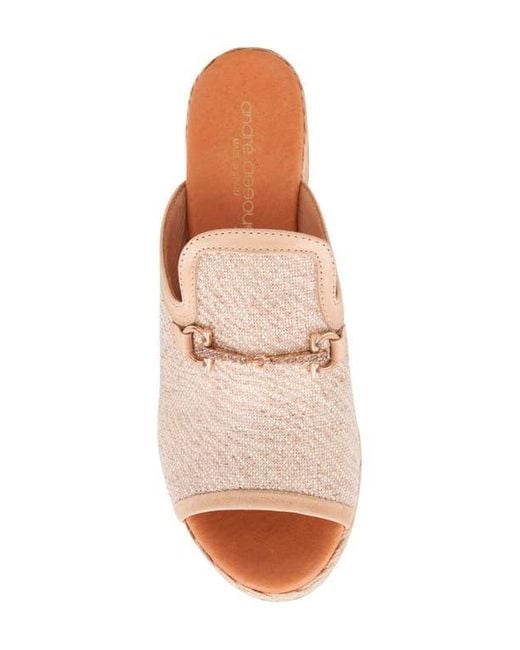 Andre Assous Pink Nomi Wedge