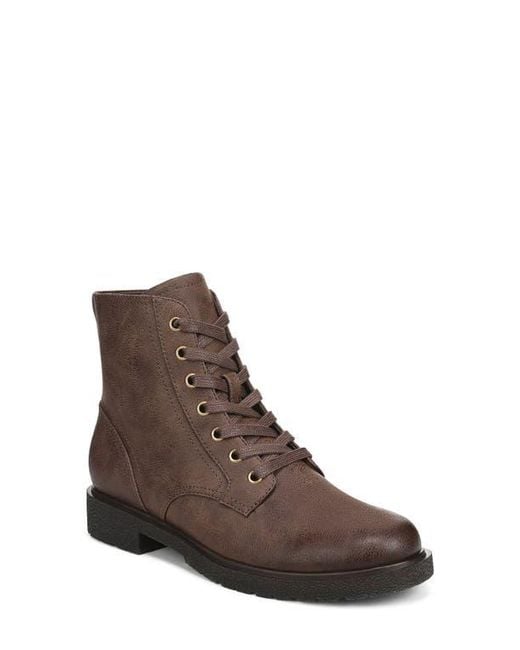 Dr. Scholls Brown Aviation Combat Boot