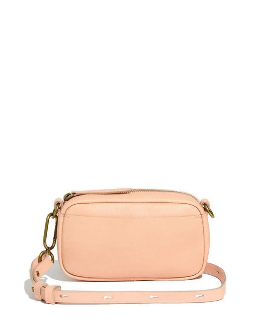 Madewell Mini The Leather Carabiner Crossbody Bag in Natural Lyst