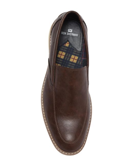 ben sherman slip on shoes mens