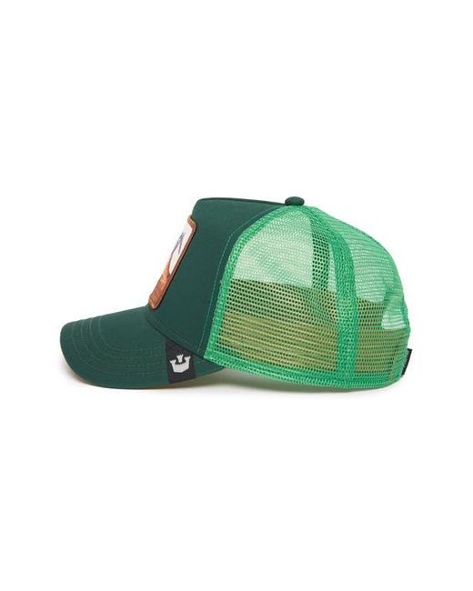Goorin Bros Green G.O.A.T. Patch Trucker Hat for men