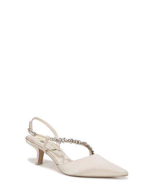 Sam Edelman Natural Bonnie Slingback Pointed Toe Pump