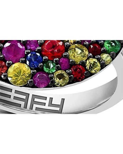 Effy Multicolor Diamond & Tsavorite Ring