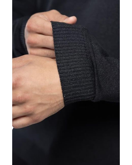 Xray Jeans Black Crewneck Knit Pullover Sweater for men