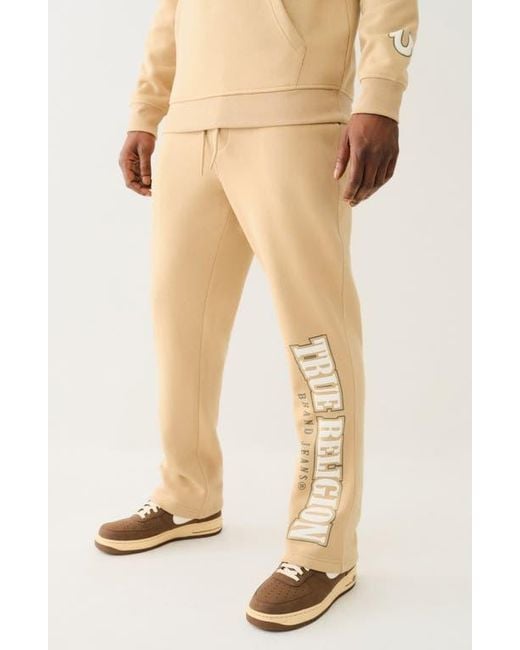 True Religion Natural Arch Straight Leg Sweatpants for men