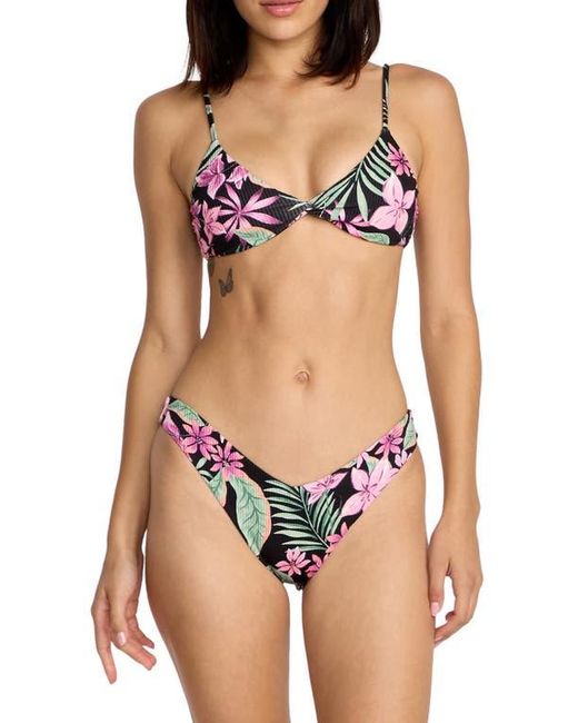 Volcom Black Gritty Aloha Triangle Bikini Top