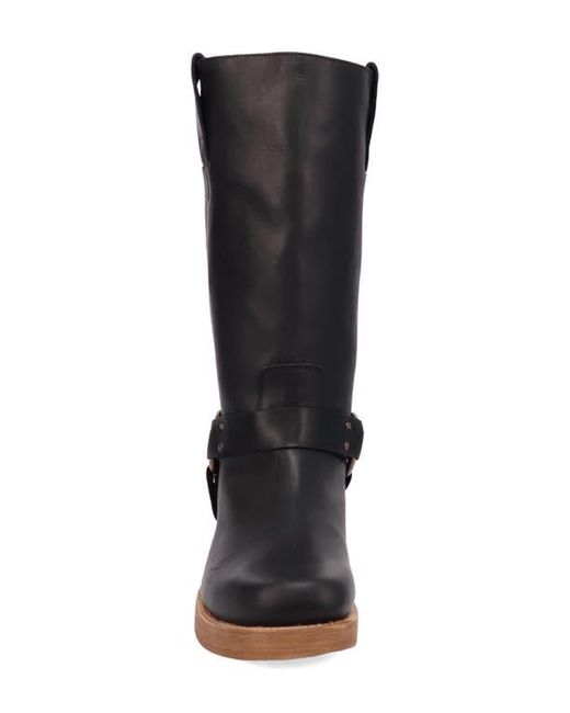 Dingo Black Rip Harness Boot for men