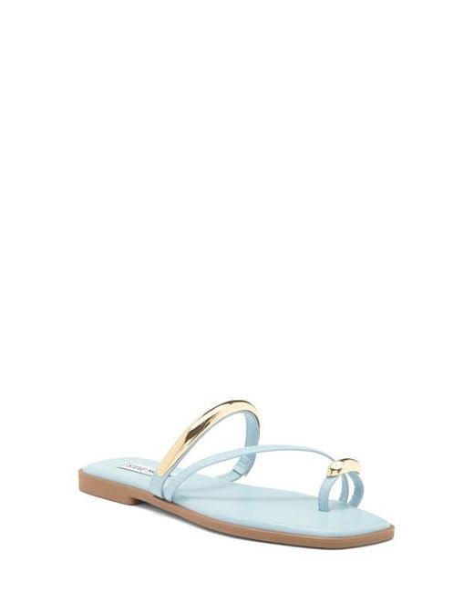 Steve Madden Arley Square Toe Sandal in White | Lyst