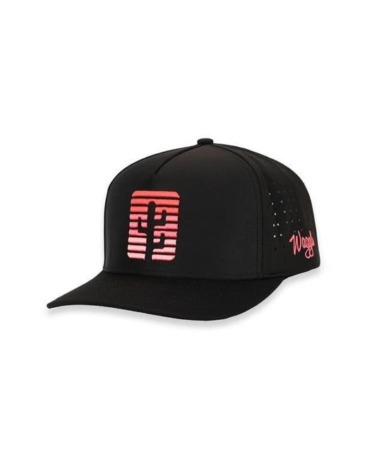Waggle Black Mirage Baseball Cap for men