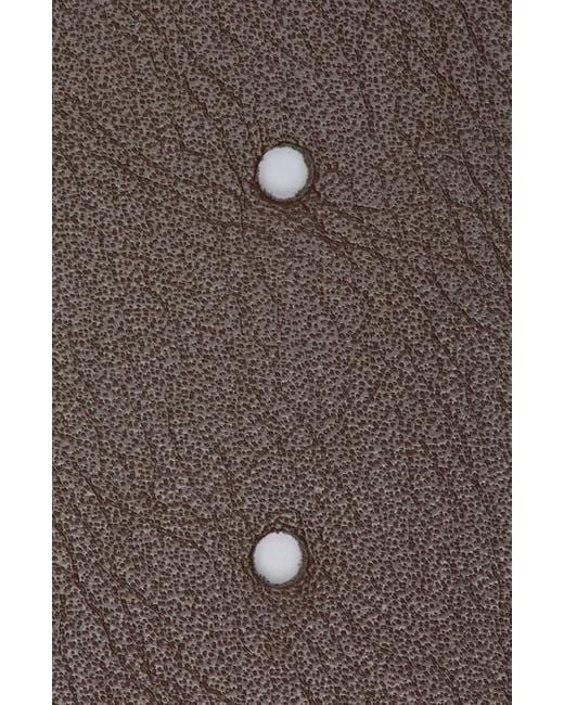 Steve Madden Brown Reversible Faux Leather Belt