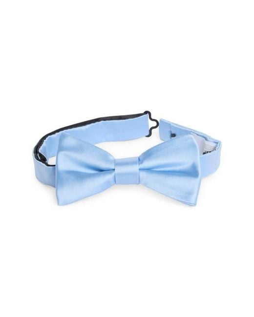 Nordstrom Rack Blue Satin Solid Bow Tie for men