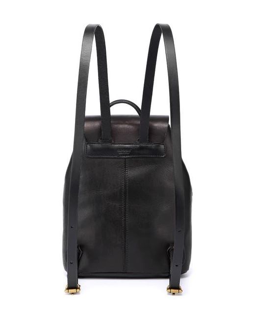 Old Trend Black Isla Small Leather Backpack