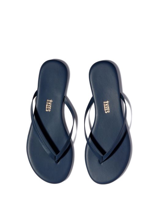 TKEES Blue 'lily' Flip Flop