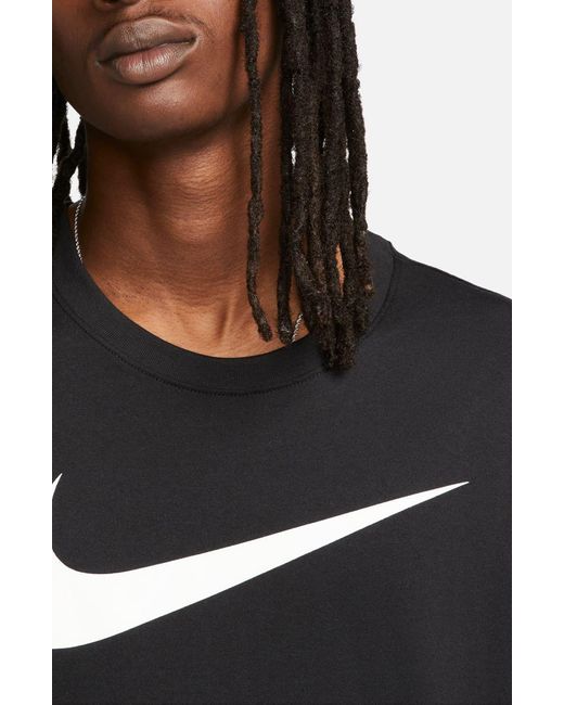 Nike Black Sportswear Long Sleeve T-shirt for men