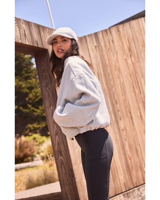 Travis Mathew Gray Rustic Retreat Bomber Jacket