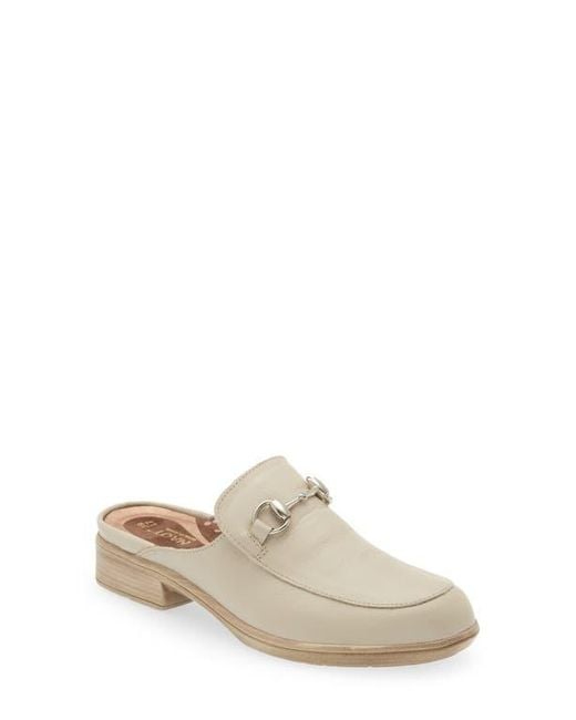 Naot White Halny Mule