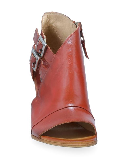 Miz Mooz Red Kylar Asymmetric Wedge Sandal