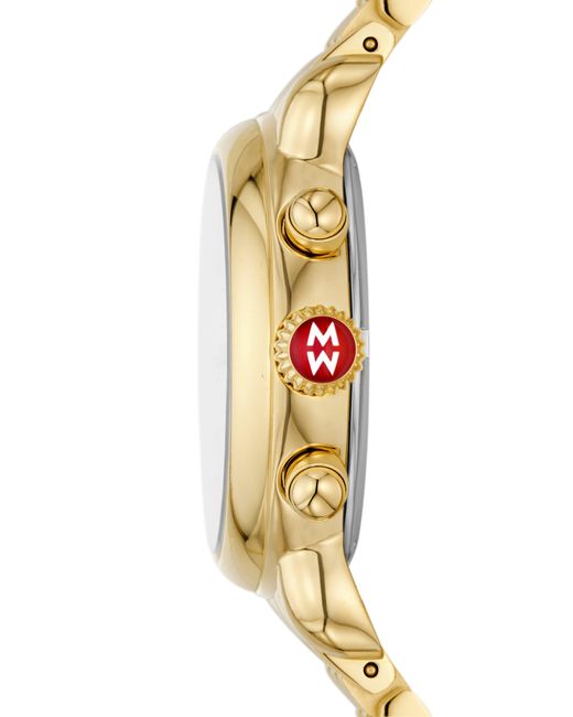 Michele Metallic Csx Diamond Bracelet Watch for men