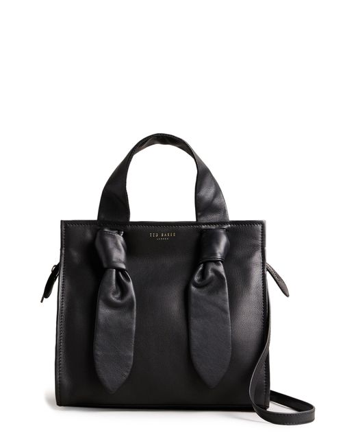 Ted Baker Black Nyahli Leather Top Handle Bag