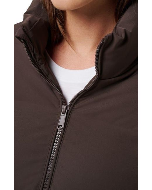 Travis Mathew Black Moontide Bonded Puffer Jacket