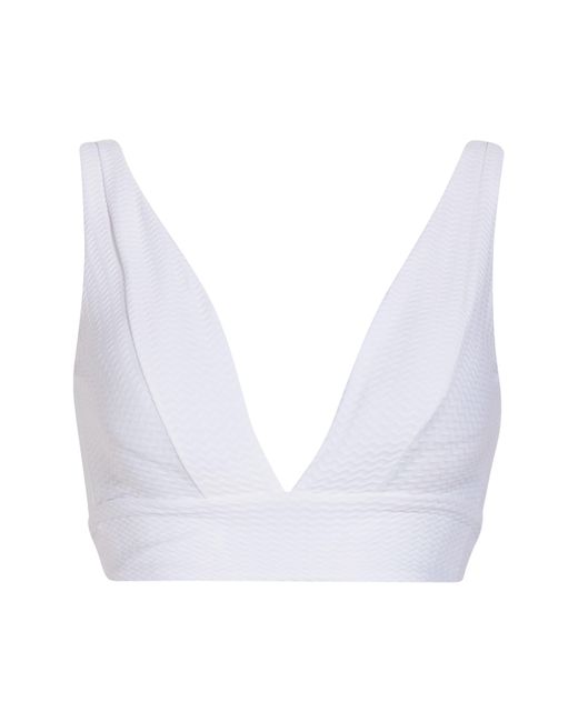 Maaji White Paradise Reversible Bikini Top