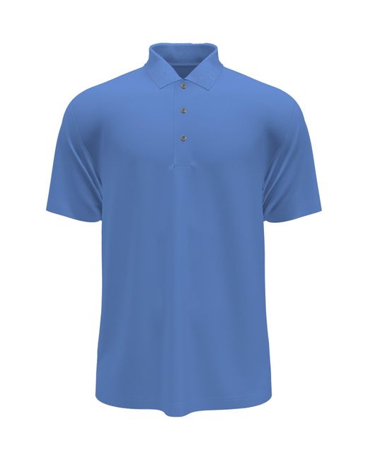 PGA TOUR Blue Solid Polo Shirt for men