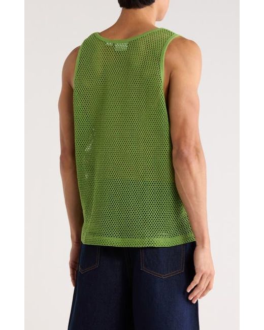 Obey Green Morro Mesh Tank Top for men