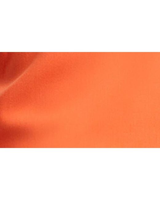 French Connection Orange Whisper Bow Strapless Minidress