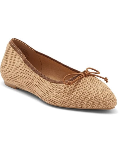 Tahari Natural Bogota Pointed Toe Flat
