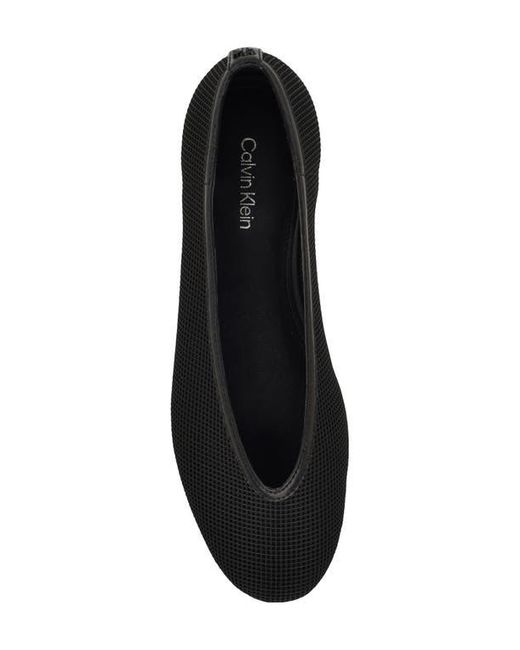 Calvin Klein Black Zinya Flat