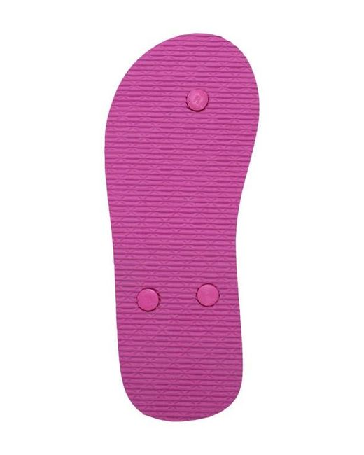 Bebe Pink Rhinestone Flip Flop
