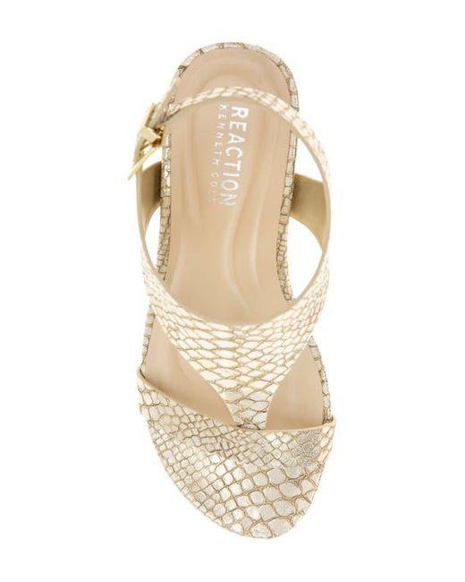 Kenneth Cole Natural Greatly Platform Wedge Sandal