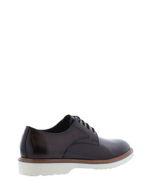 Zanzara Black Montego Plain Toe Derby for men