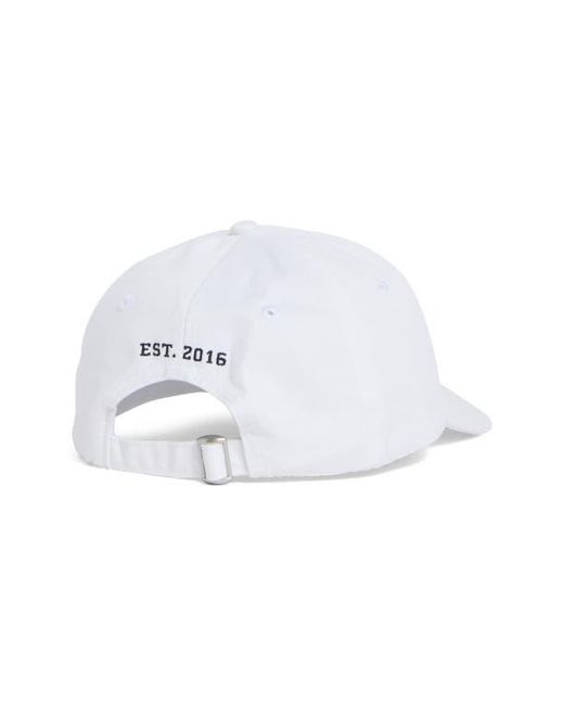 GOOD AMERICAN White Logo Baseball Cap