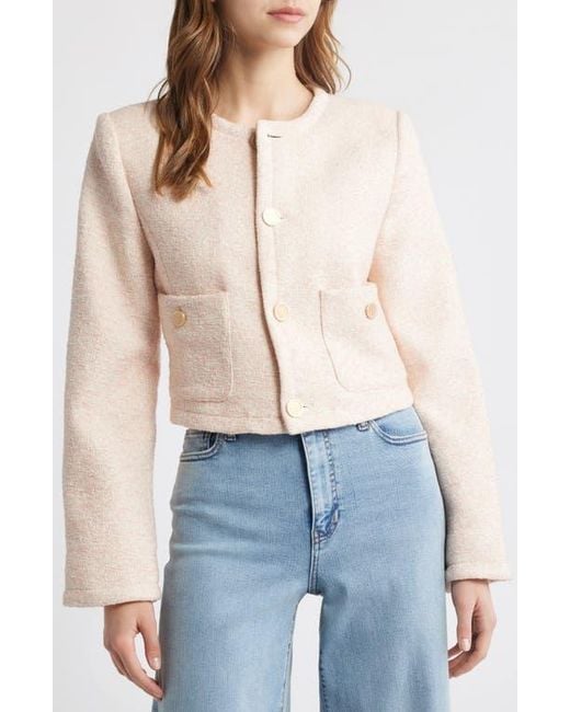 FRAME Blue The Tweed Jacket