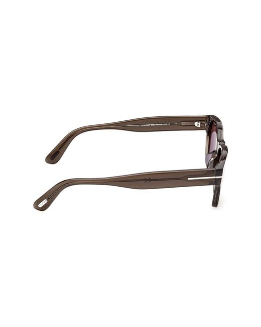 Tom Ford Brown 54mm Square Sunglasses for men