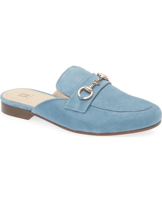 Bruno Magli Blue Dalia Bit Mule
