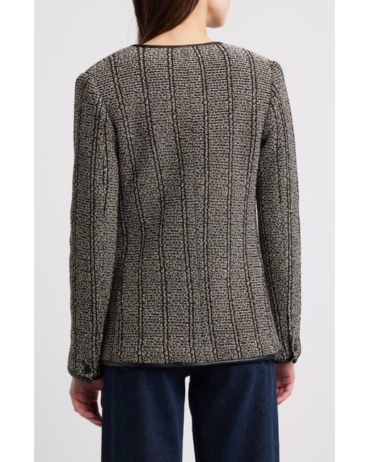 Rag & Bone Gray Barlet Cotton Tweed Jacket