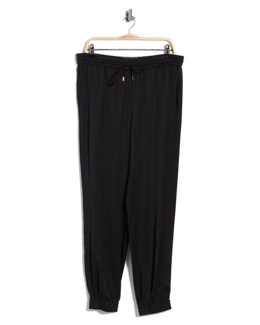 Longchamp Black Drawstring Jogger Pants