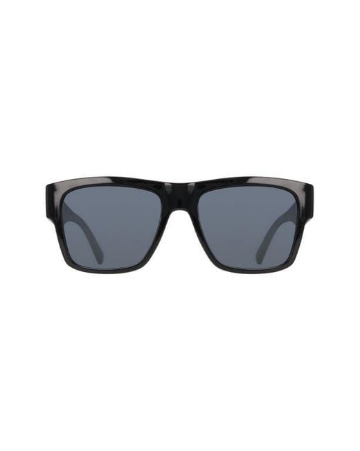 Dragon Blue 56Mm Square Sunglasses
